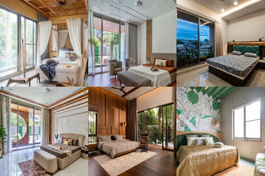 Minimalist Bedroom Setup with Modern Beds for Calm Living