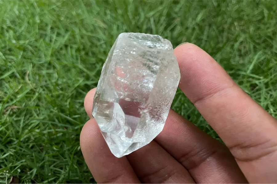Cut Quartz Crystal
