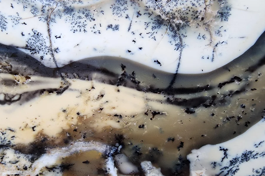 Dendritic Opal vs Dendritic Agate